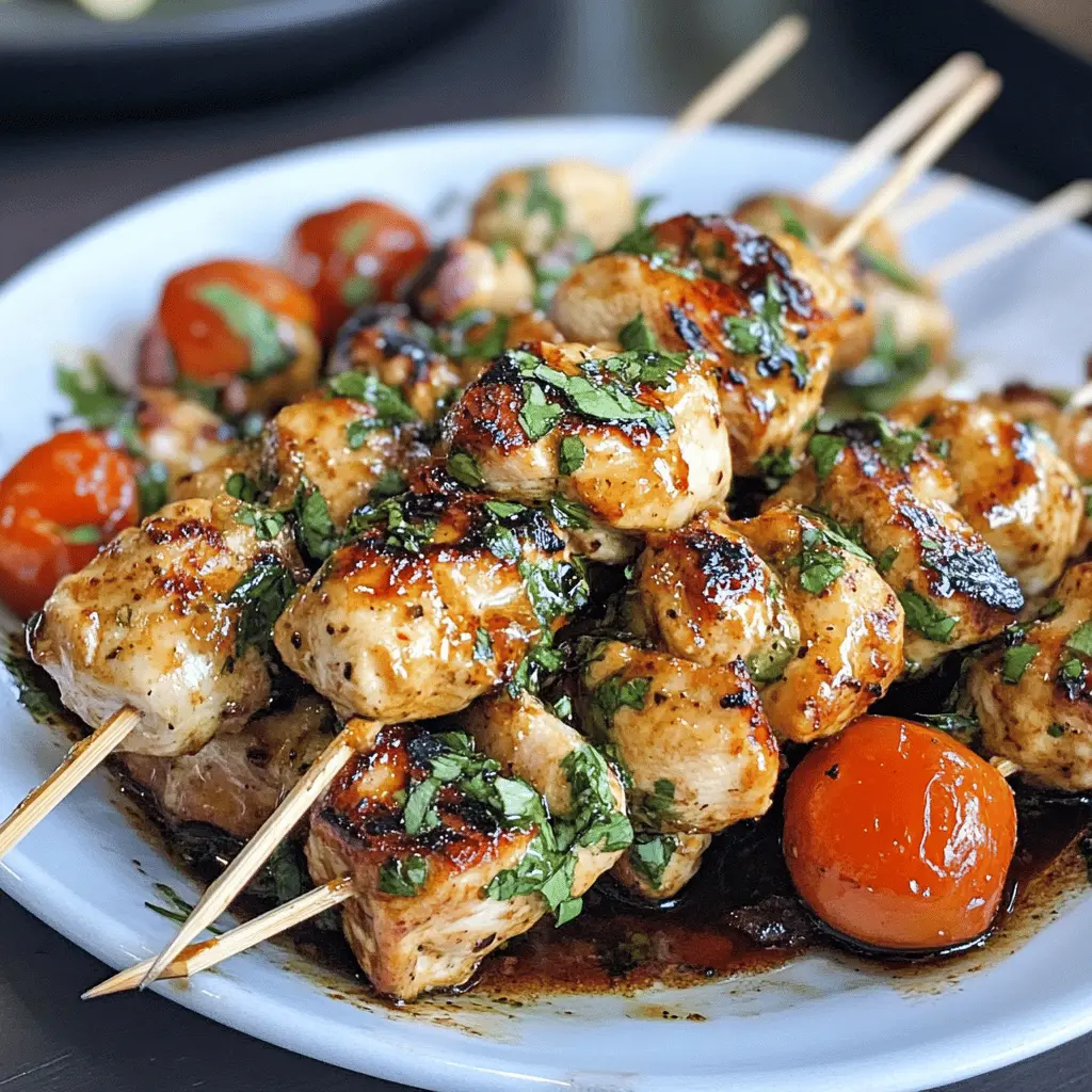 Get ready for a delicious BBQ Chicken Kabobs recipe that's perfect for summer grilling! These flavorful skewers combine tender chicken breast marinated in a tangy BBQ sauce with colorful bell peppers and onions. Easy to make and perfect for parties or family dinners, save this pin for your next cookout! Enjoy juicy, mouth-watering bites that will impress your guests!