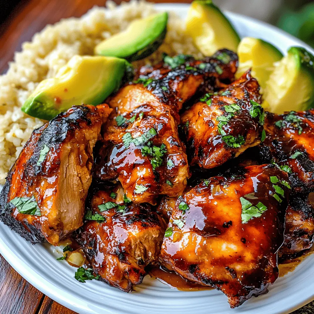 Get ready to enjoy a taste of the islands with this Best Hawaiian BBQ Chicken! Grilled to perfection, this chicken is marinated in a sweet and tangy sauce, blending soy sauce, pineapple juice, and a hint of ginger. Perfect for summer cookouts or a family dinner, this dish will surely impress. Save this recipe for your next BBQ!