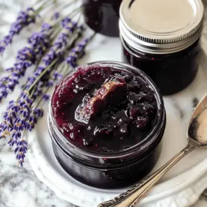 Sweet blueberries meet fragrant lavender in this delightful jam recipe that's perfect for breakfast or a gift! This blueberry and lavender jam bursts with fruity flavor and a hint of floral notes, making it a unique treat. Easy to make and perfect for spreading on toast or adding to desserts. Save this pin for your next canning adventure or special brunch!