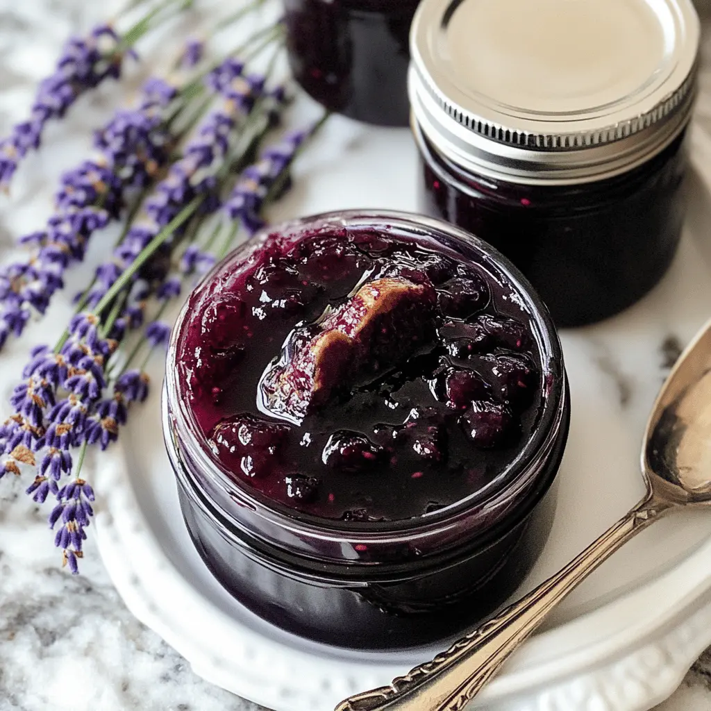 Sweet blueberries meet fragrant lavender in this delightful jam recipe that's perfect for breakfast or a gift! This blueberry and lavender jam bursts with fruity flavor and a hint of floral notes, making it a unique treat. Easy to make and perfect for spreading on toast or adding to desserts. Save this pin for your next canning adventure or special brunch!