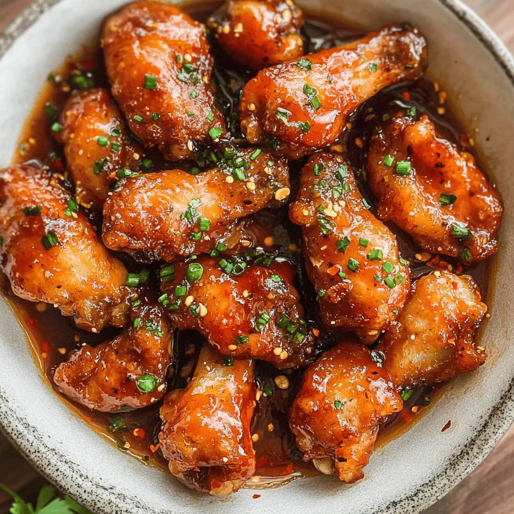 Spice up your game day with this easy chicken wing marinade! Infused with zesty citrus and a kick of spice, it transforms ordinary wings into a flavor explosion. Perfect for grilling or baking, this marinade guarantees juicy and tender wings every time. Save this recipe for your next gathering or family dinner!