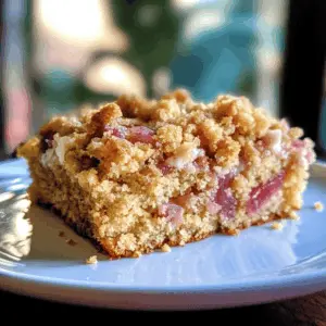Looking for a delicious morning treat? This Fresh Rhubarb Streusel Coffee Cake is the perfect blend of sweet and tart flavors, enhanced with creamy yogurt for extra moisture. It's ideal for breakfast or an afternoon snack. Save this recipe to enjoy a slice paired with your favorite coffee or tea!