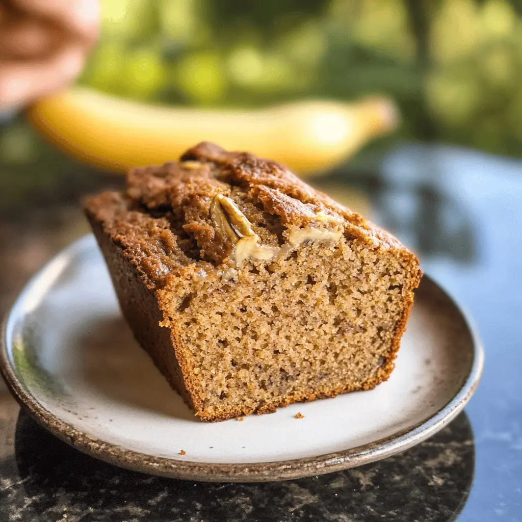 This Healthy Banana Bread is a deliciously moist treat that you'll love! Made with ripe bananas and wholesome ingredients, it's the perfect way to enjoy breakfast or a snack without the guilt. Packed with fiber and natural sweetness, this recipe is perfect for using up overripe bananas. Save this pin for your next baking day or as a nutritious option for brunch!