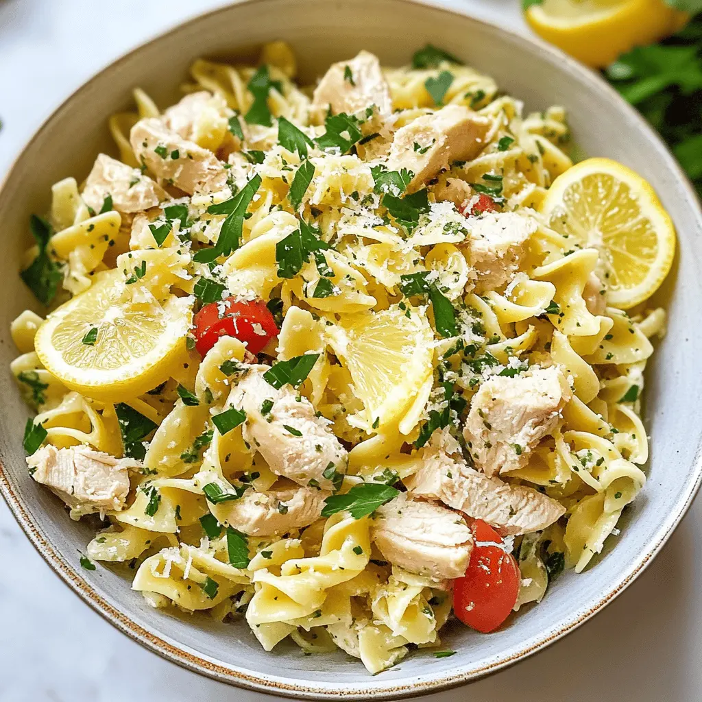 Brighten up your meal with this Herby Lemon Chicken Pasta Salad! Loaded with fresh herbs, juicy chicken, and zesty lemon, this dish is perfect for lunch or a light dinner. Its refreshing flavors make it an ideal choice for picnics or BBQs. Save this recipe for a delightful twist on your pasta salad nights!