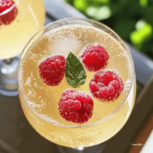 Brighten up your gatherings with this refreshing Raspberry Limoncello Prosecco! Bursting with the zesty flavors of lemon and sweet raspberries, this bubbly cocktail is perfect for celebrations or a relaxing evening at home. Save this simple recipe for your next brunch or happy hour—you'll want to enjoy it again and again! 🍋🍾✨
