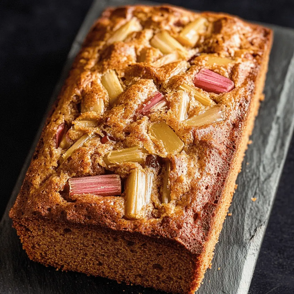 This Rhubarb and Ginger Loaf Cake is a delightful twist on a classic favorite! Packed with tangy rhubarb and a hint of warming ginger, it’s perfect for afternoon tea or a cozy dessert. The moist texture and vibrant flavors make it a must-try. Save this recipe to enjoy a slice of comfort anytime! Perfect for gatherings or a sweet treat at home.