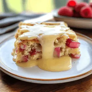 This Rhubarb Cake with Butter Sauce is a delightful treat that balances sweet and tart perfectly. Made with fresh rhubarb and a buttery sauce that adds richness, this cake is sure to impress at any gathering. Save it for your next brunch or dessert night, and enjoy a slice of goodness that everyone will love!