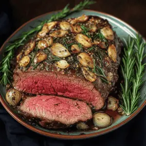 Get ready to impress with this Rosemary and Garlic Roast Beef! This mouthwatering dish features tender, succulent beef infused with aromatic herbs and garlic, perfect for Sunday dinners or special celebrations. Easy to prepare and guaranteed to be a crowd-pleaser, this recipe will become a favorite in your home. Save this pin for your next family meal or festive gathering!
