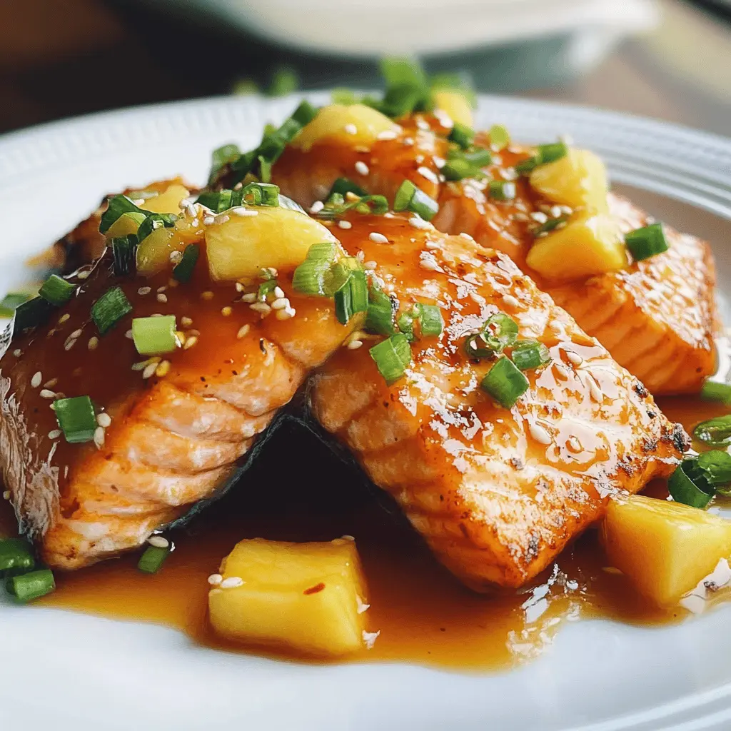 Easy Sweet and Spicy Peach Glazed Salmon Recipe