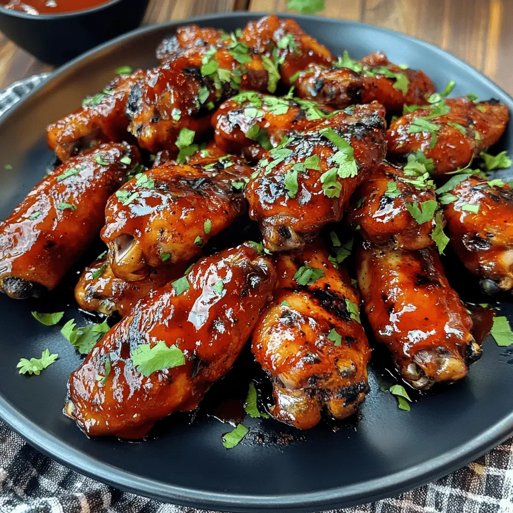 These BBQ chicken wings are perfect for grilling enthusiasts! Crispy on the outside and tender on the inside, they’re coated in a rich, tangy barbecue sauce that enhances every bite. Ideal for game days, backyard parties, or a cozy family dinner. Save this recipe now for a delightful treat everyone will love!