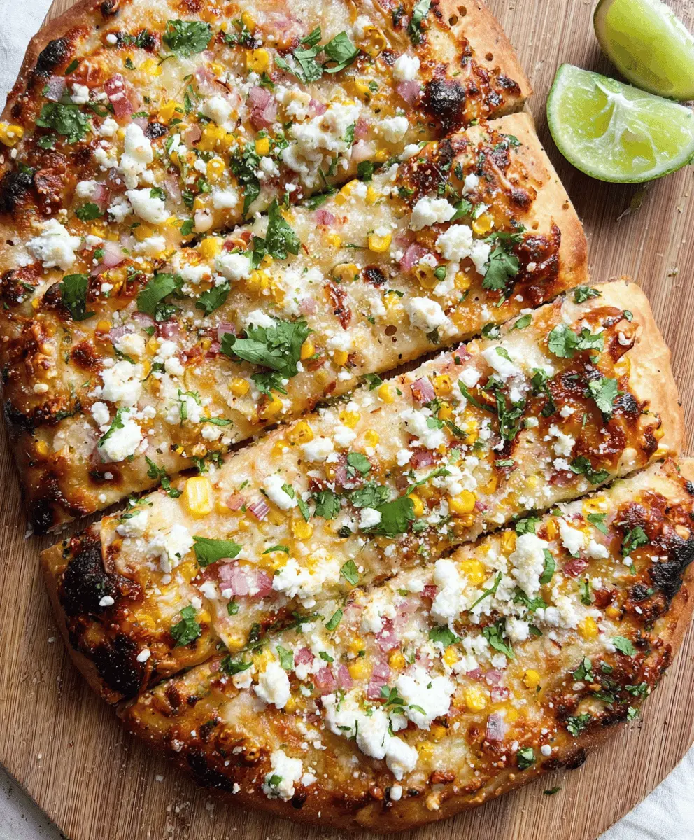 Easy Mexican Street Corn Pizza Recipe