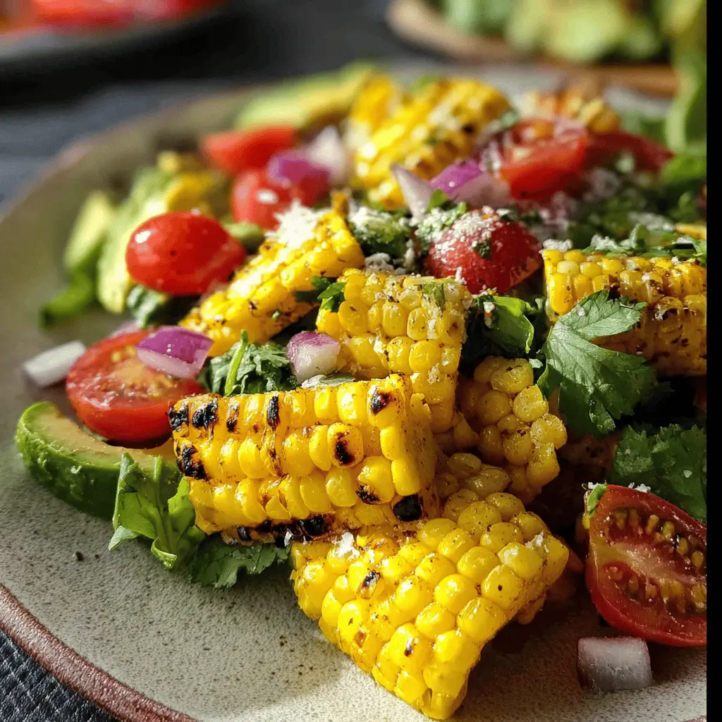 Easy Grilled Corn Salad with Fresh Herbs