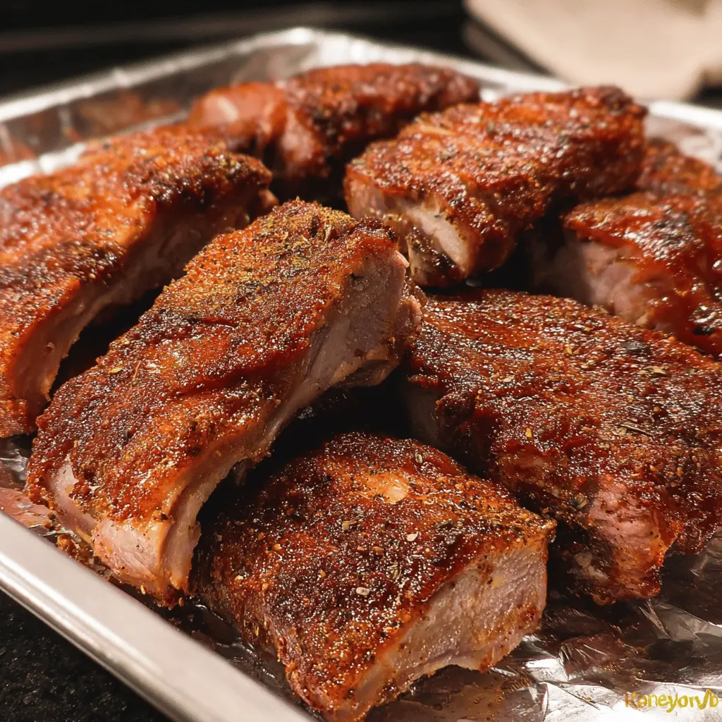 Easy Oven BBQ Boneless Pork Ribs Recipe