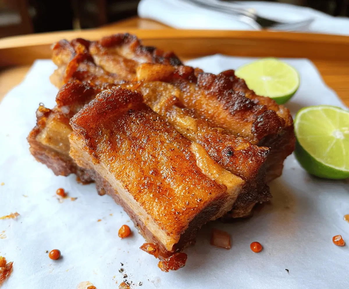 Easy Colombian-Style Crispy Pork Belly Recipe