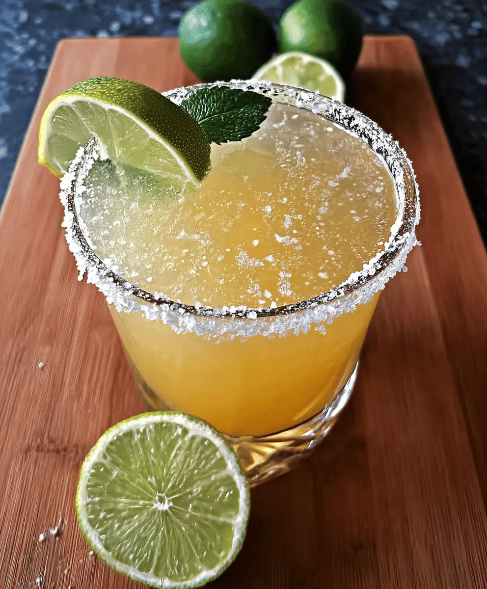 Easy Italian Margarita Cocktail Recipe