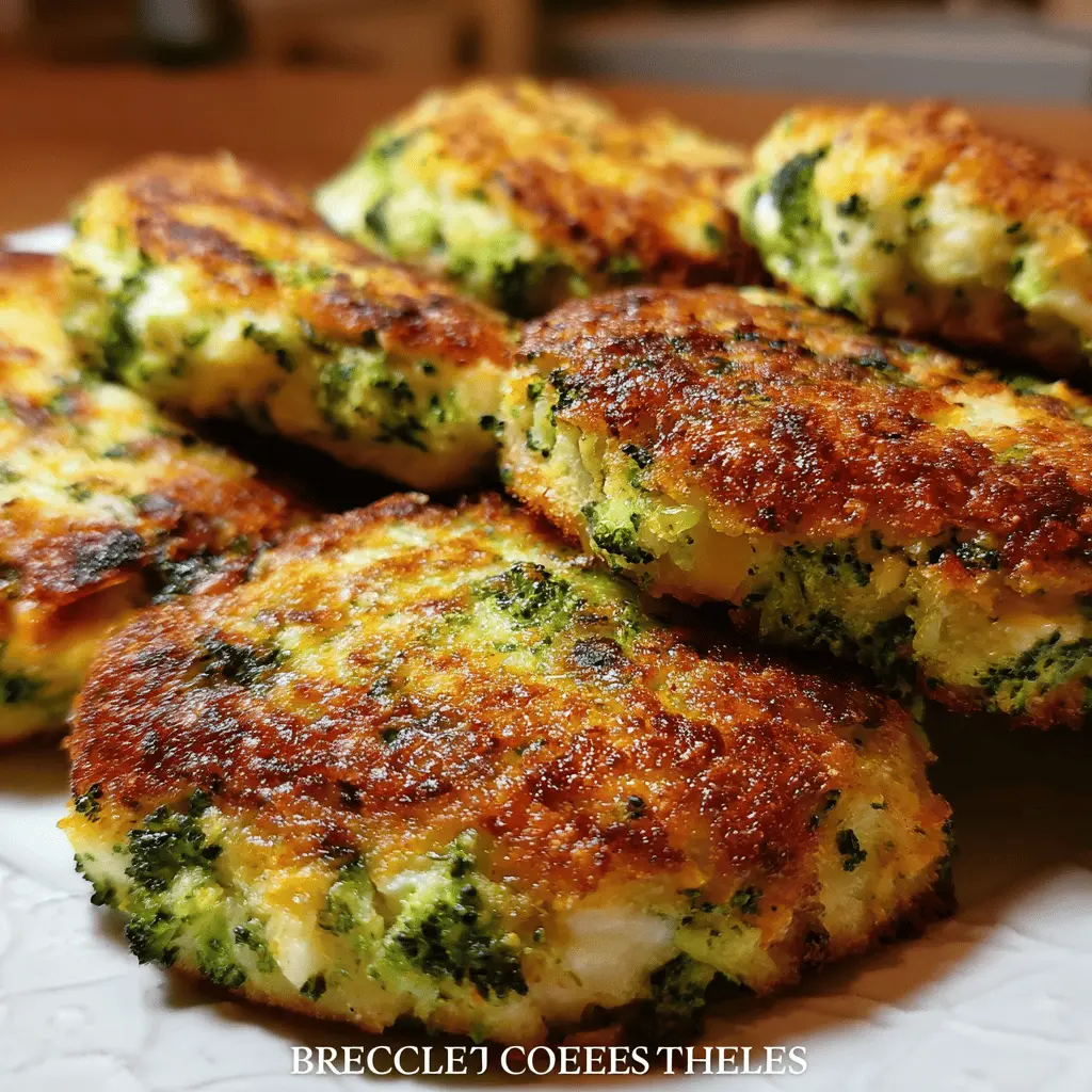 Easy Cheesy Broccoli Patties Recipe