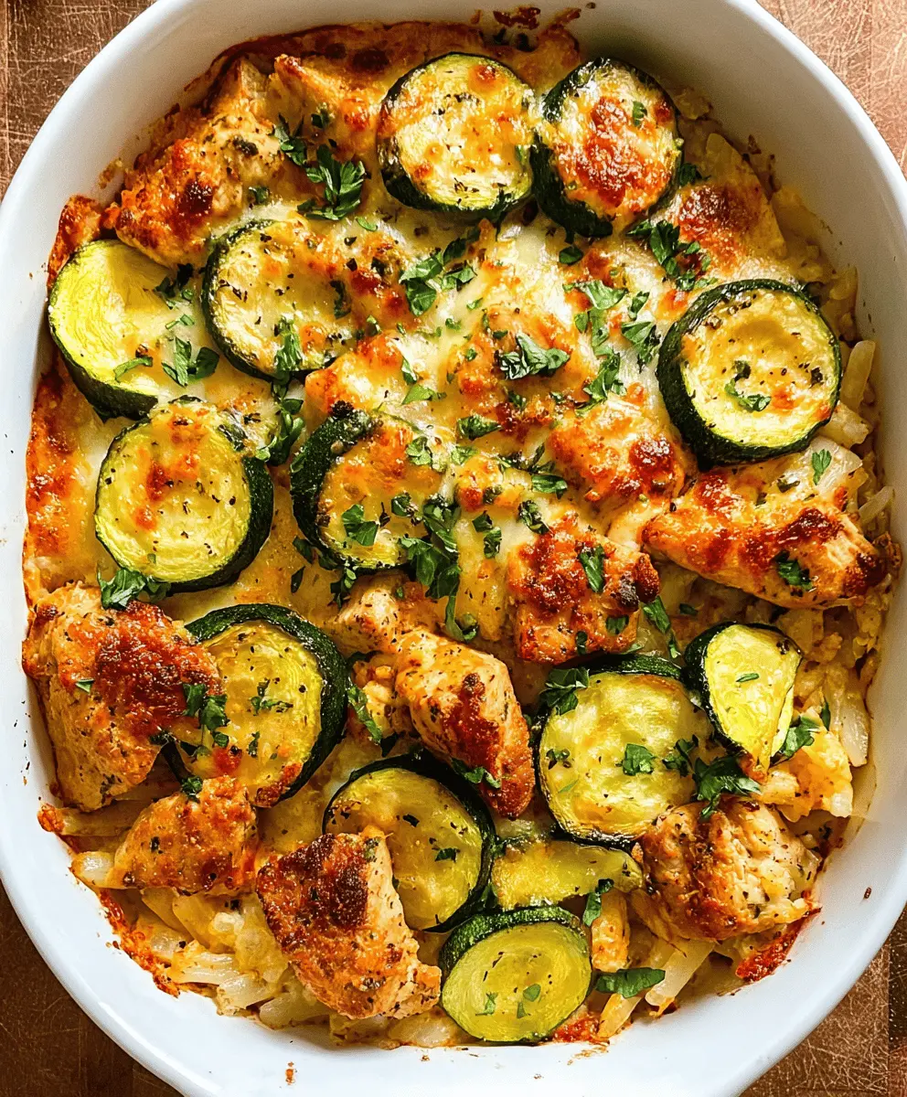 Easy Chicken Zucchini Bake Recipe