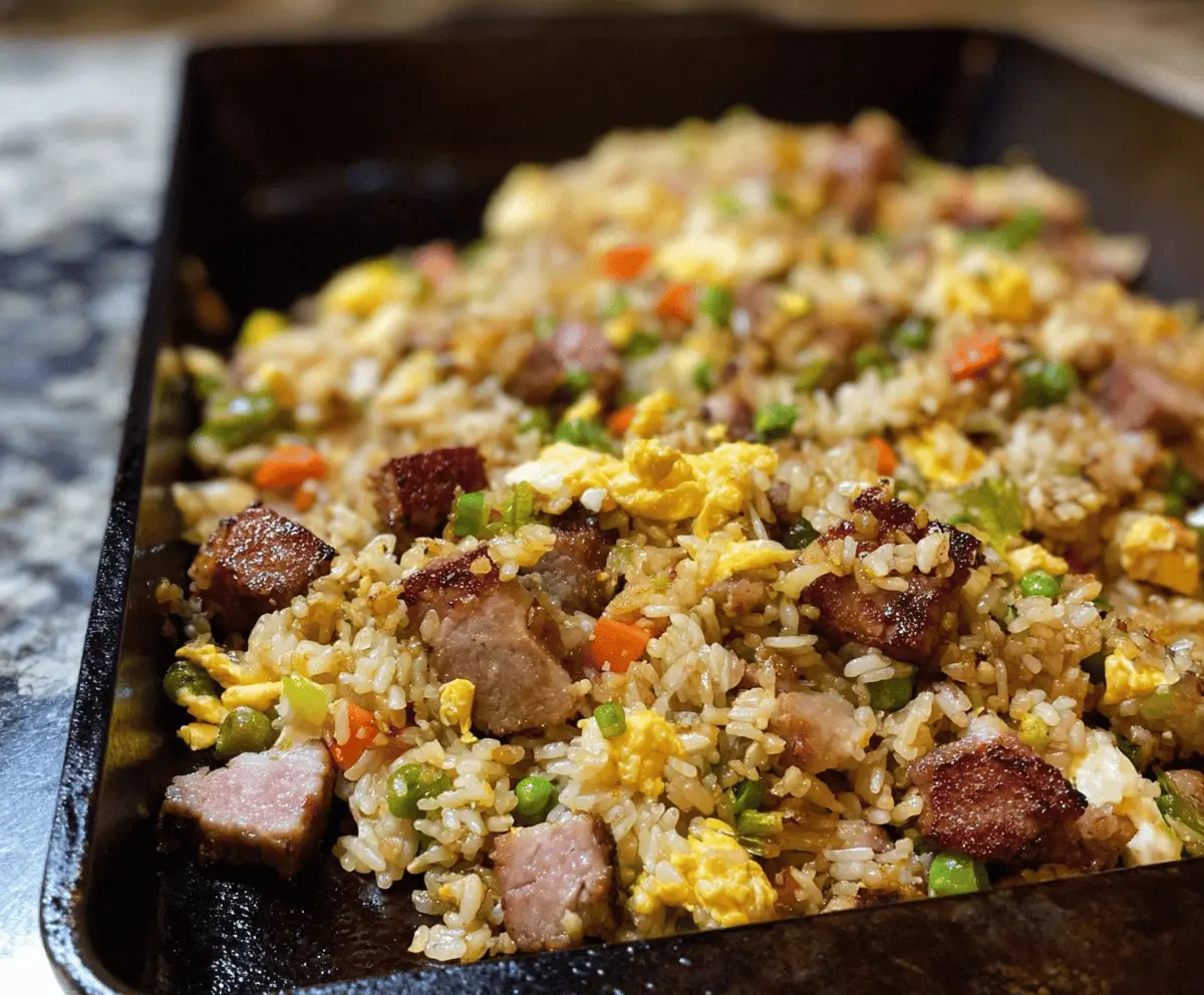 Easy Hibachi Pork Fried Rice Recipe