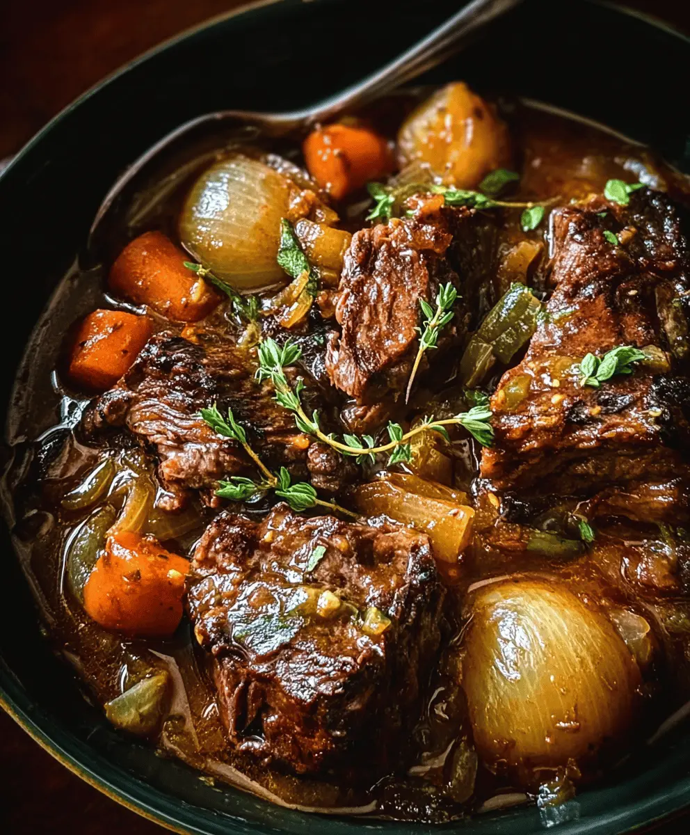 Easy Belgian-Style Slow-Cooked Beef Stew Recipe