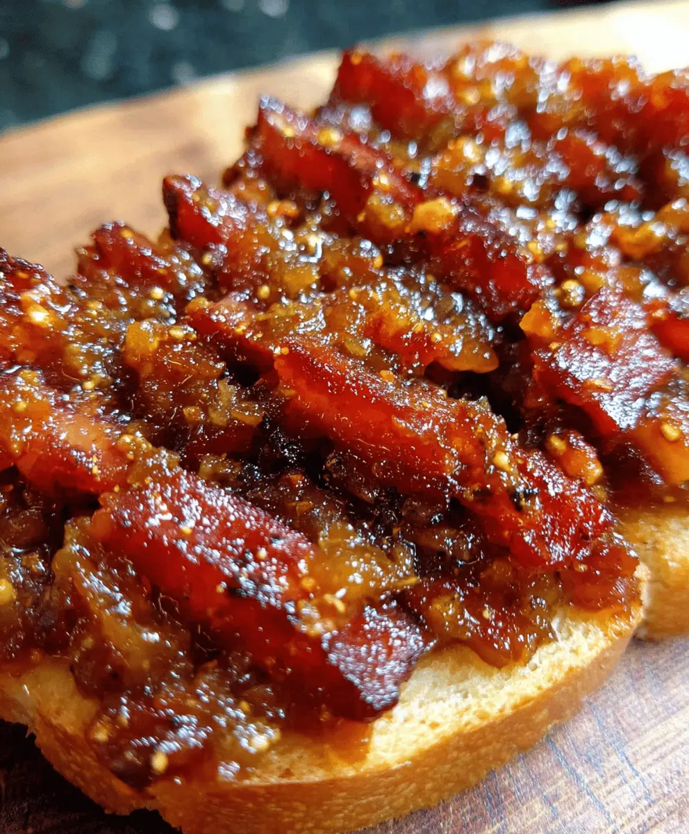 Easy Peach Bacon Jam Recipe