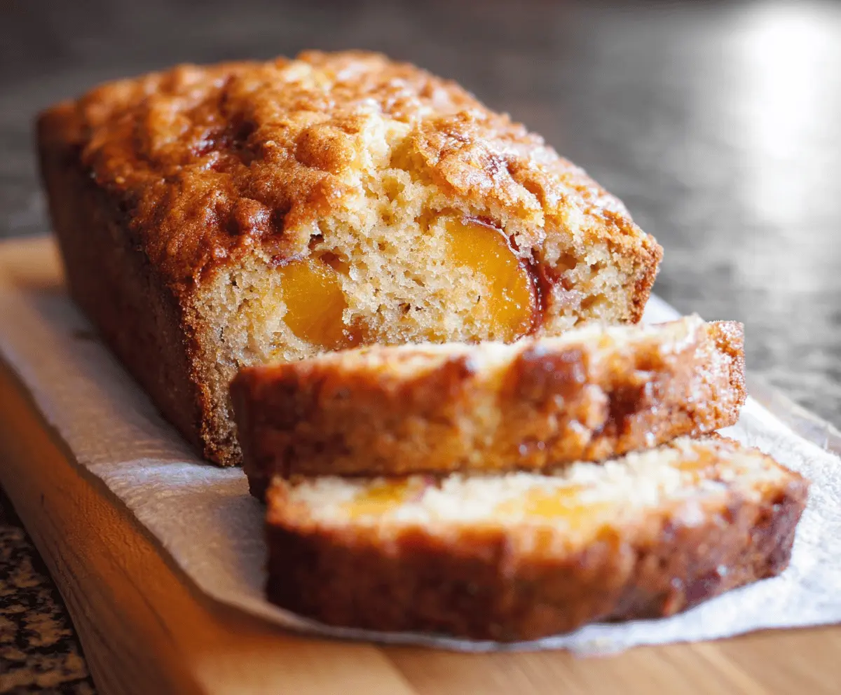 Easy Homemade Peach Bread Recipe