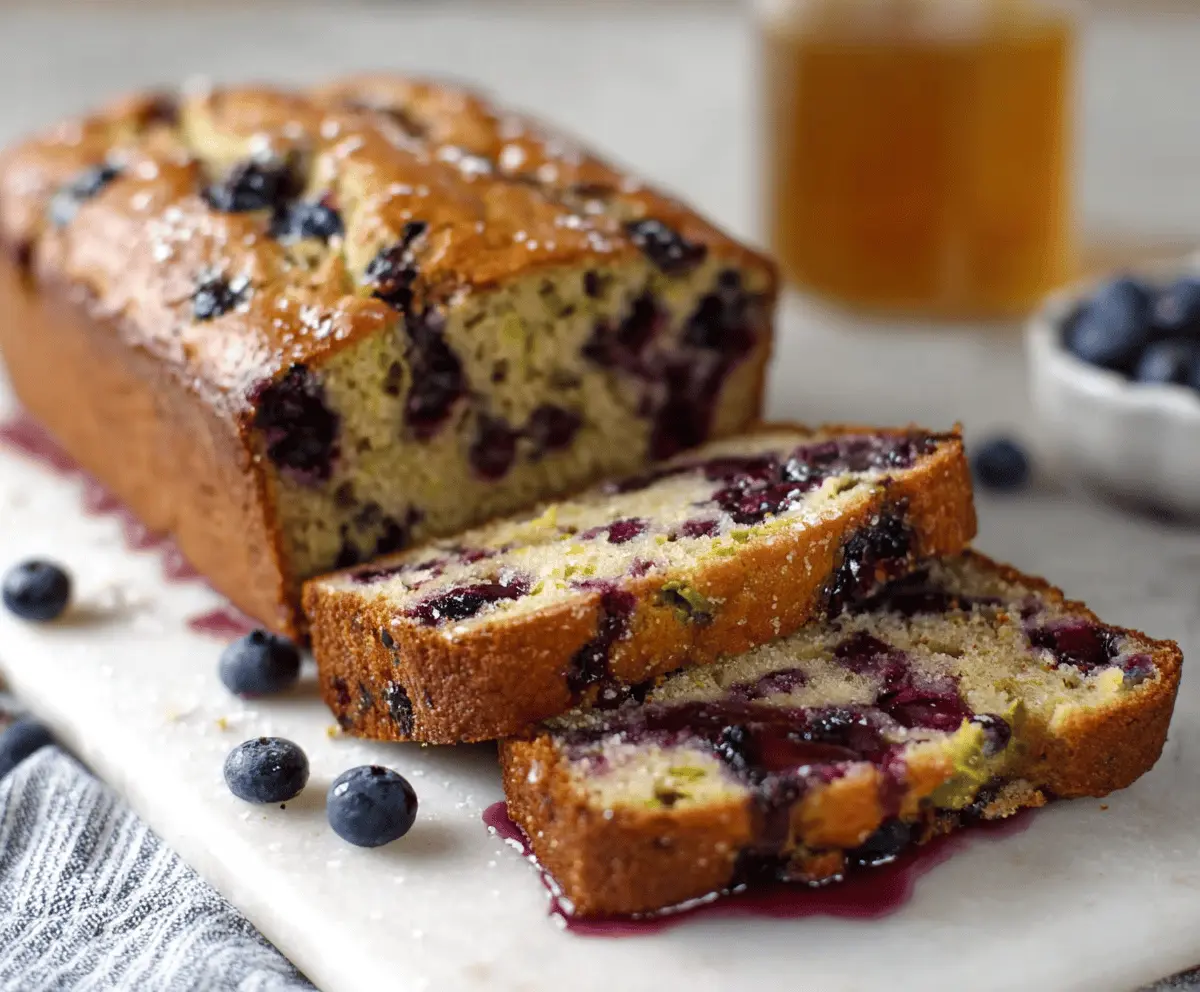 Easy Blueberry Zucchini Bread Recipe