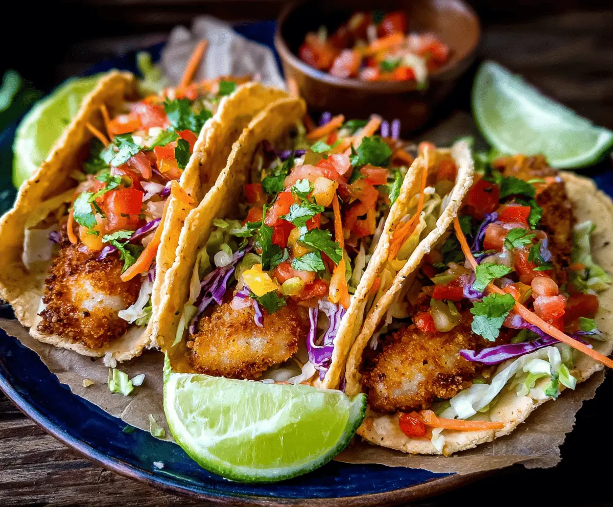 Easy Crispy Fish Tacos Recipe