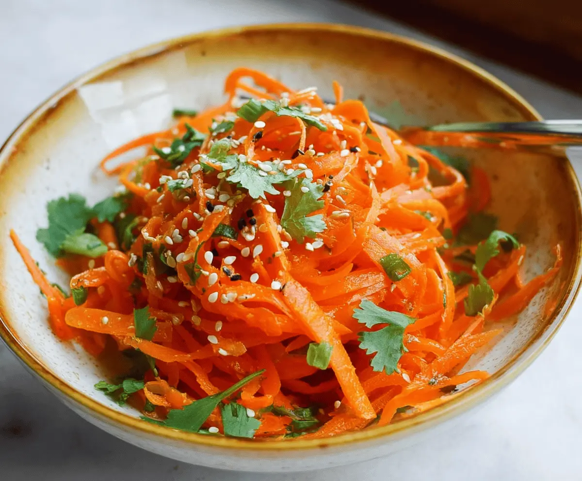 Easy Asian Carrot Salad Recipe for Quick Healthy Meals