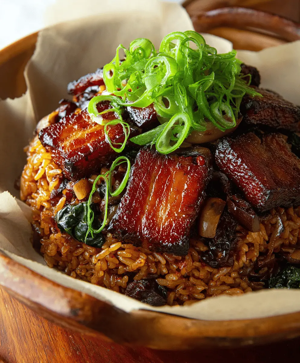 Easy Pork Belly Sticky Rice Recipe