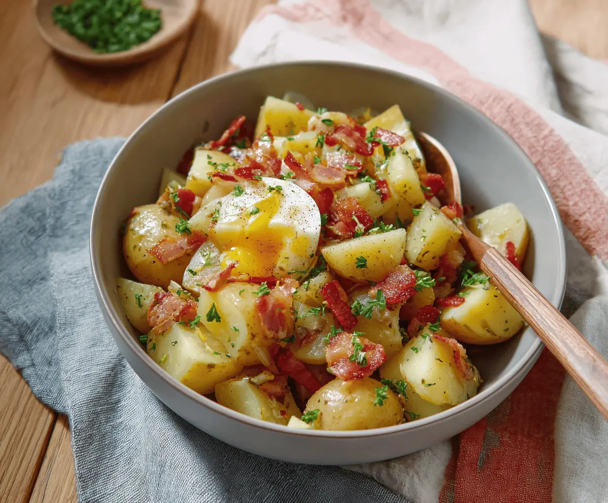 Easy German Potato Salad Recipe with Tangy Dressing
