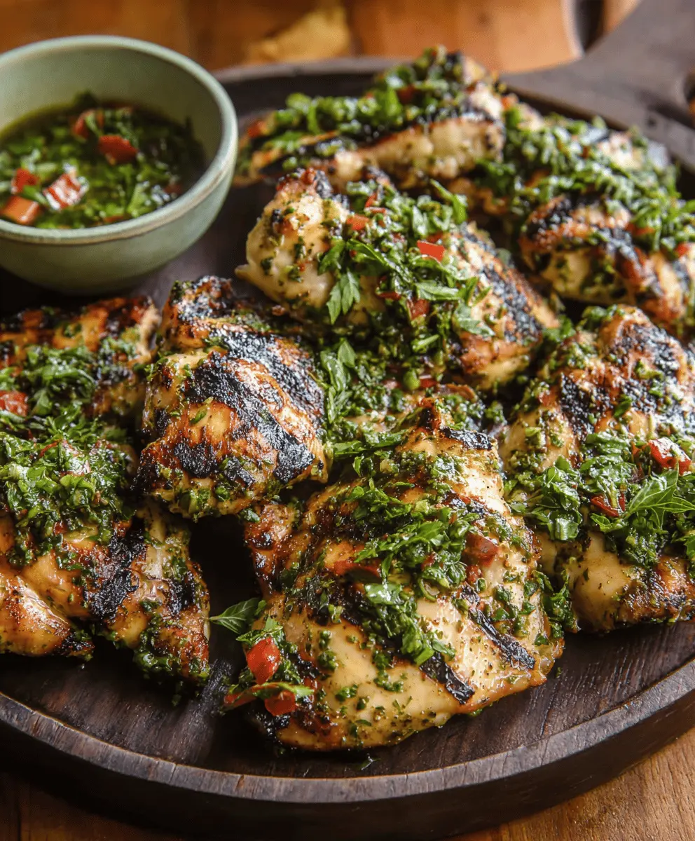 Easy Grilled Chimichurri Chicken Recipe