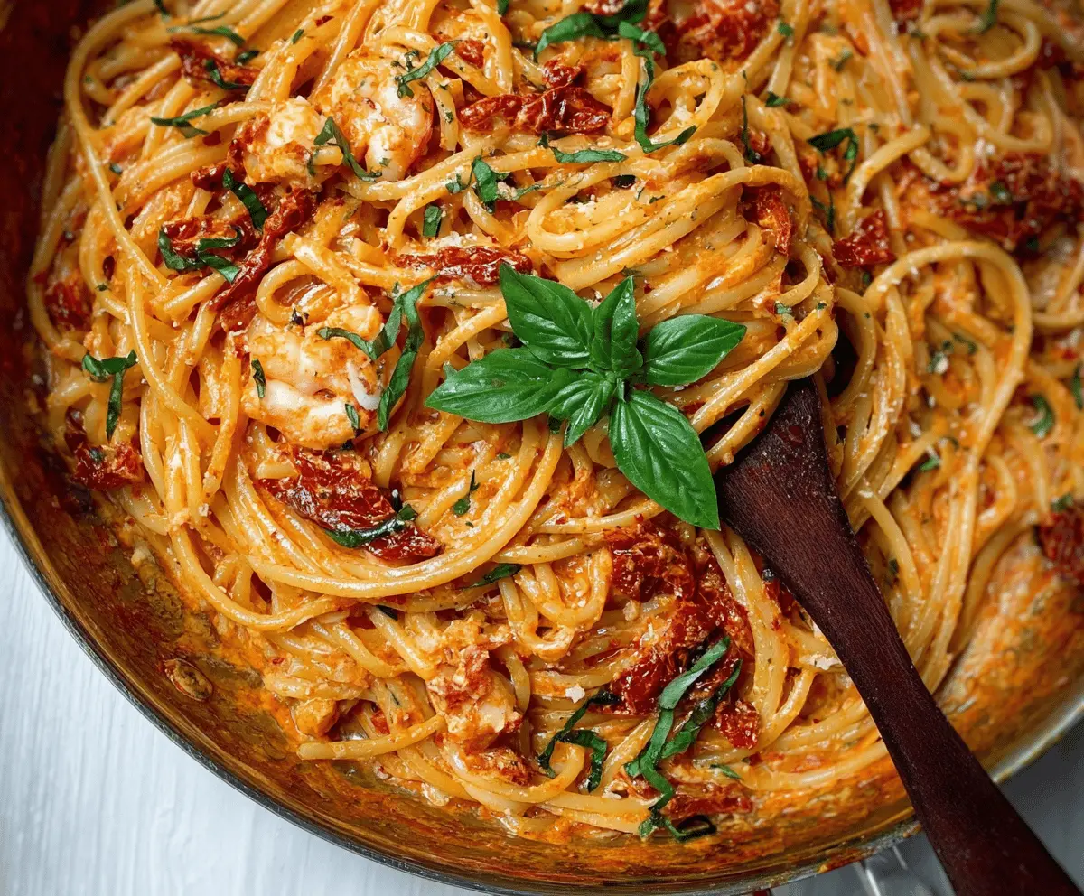 Creamy Sun Dried Tomato Pasta Recipe
