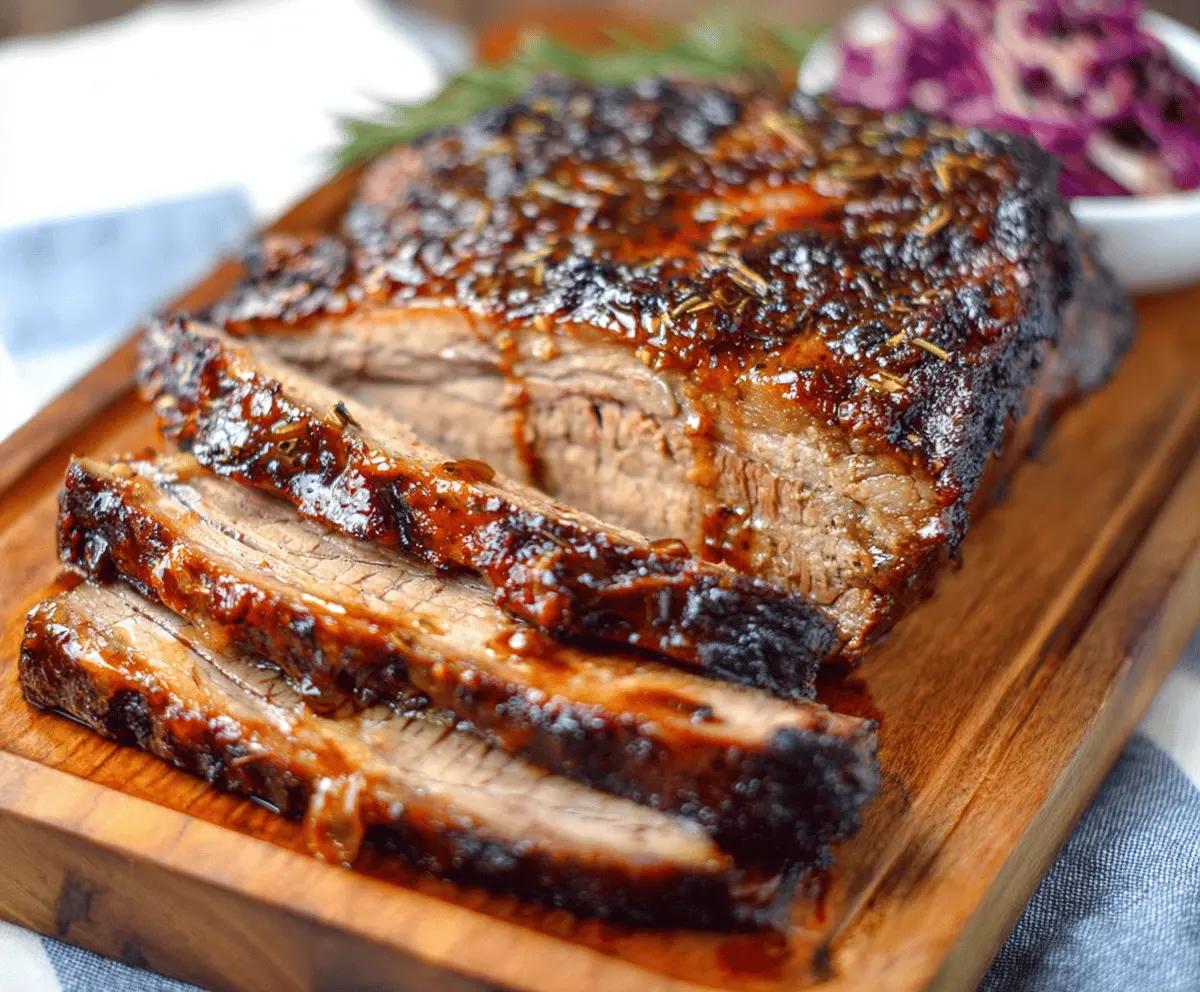 Easy Oven Roasted Brisket Recipe