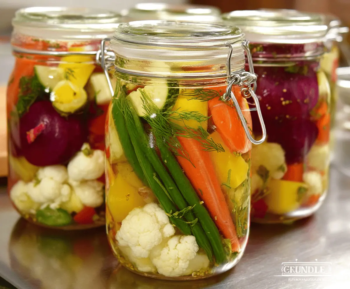 Easy Homemade Refrigerator Pickled Vegetables Recipe