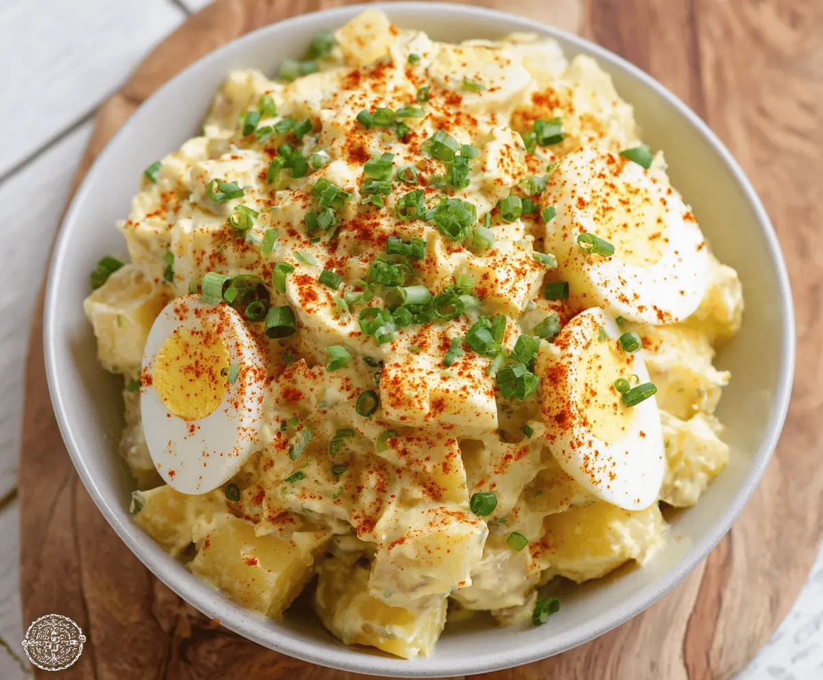 Creamy Deviled Egg Potato Salad Recipe