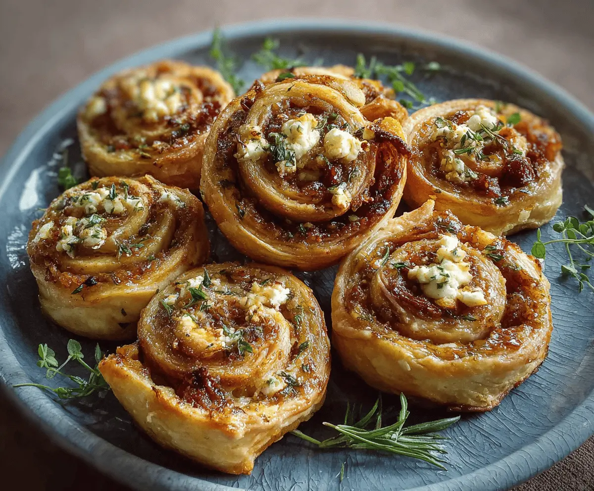 Easy Fig and Goat Cheese Pinwheels Recipe