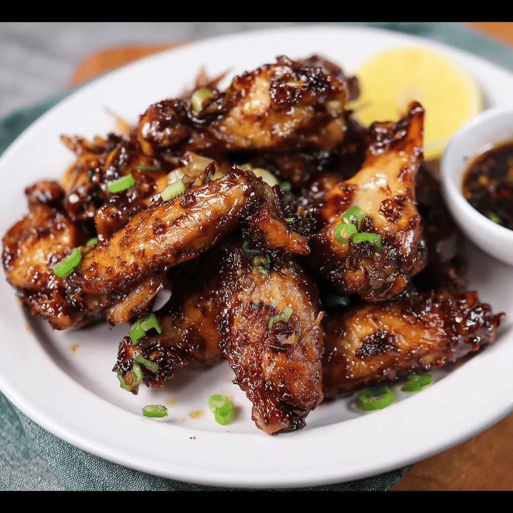 Easy Balsamic Glazed Chicken Wings Recipe