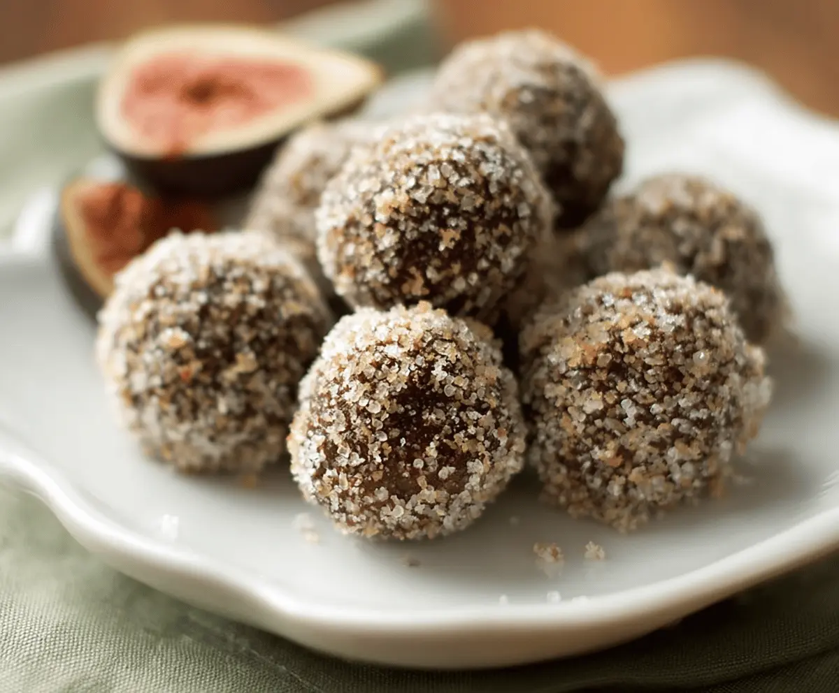 Easy Homemade Fig Balls Recipe for Sweet Snacks