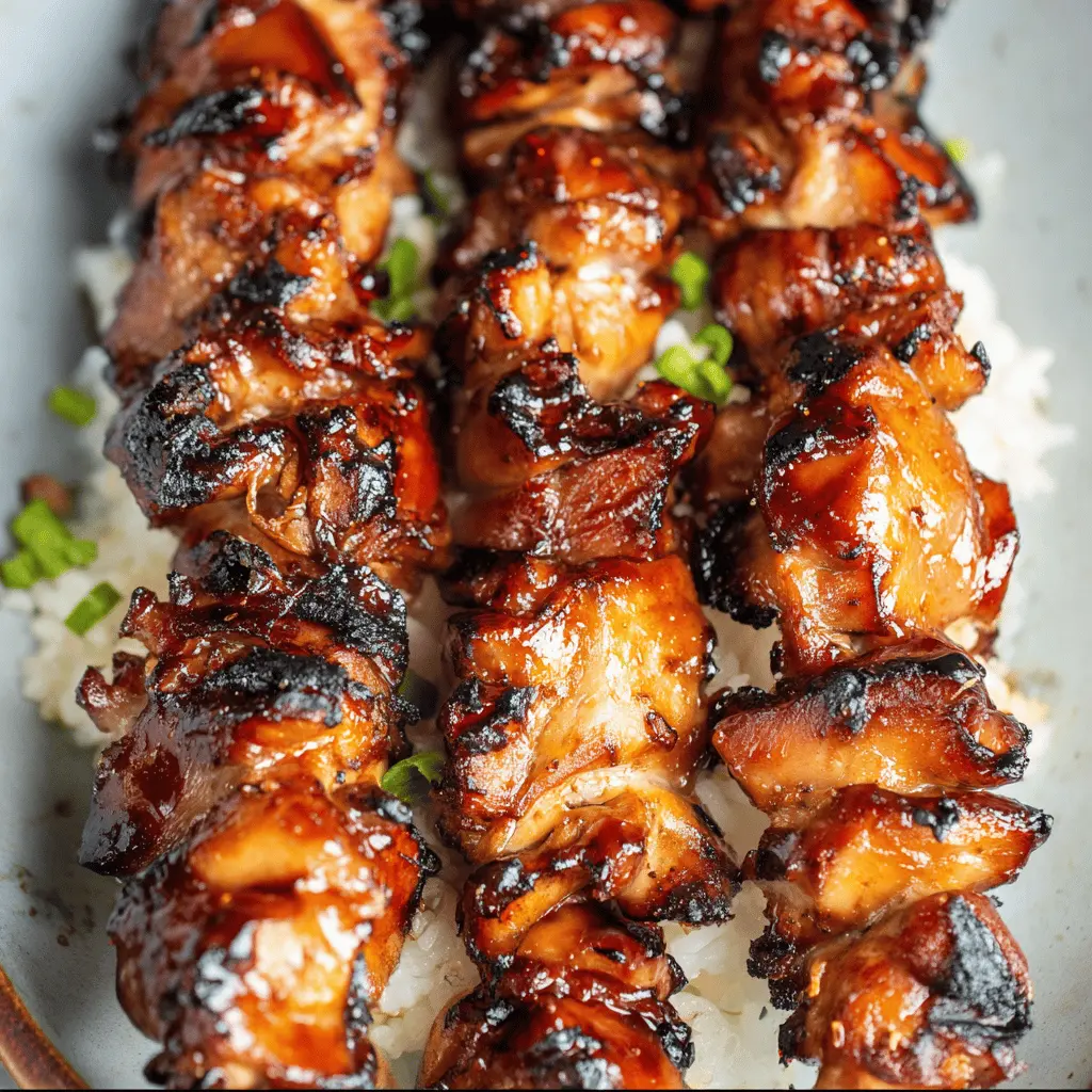 Easy Filipino Barbecue Chicken Skewers Recipe