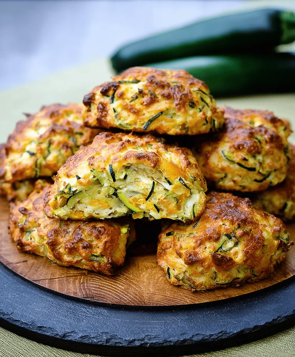 Easy Zucchini Cheddar Scones Recipe