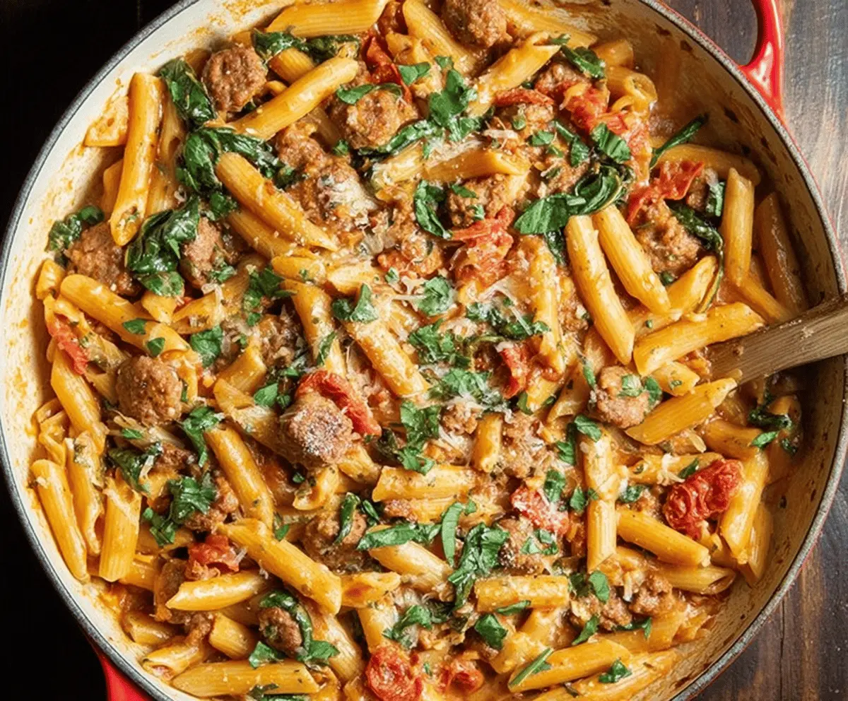 Creamy Sausage Pasta One-Pot Meal