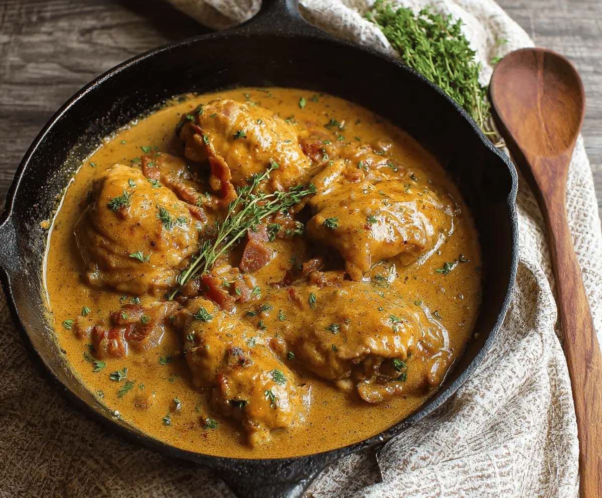 Easy Southern Smothered Chicken Recipe