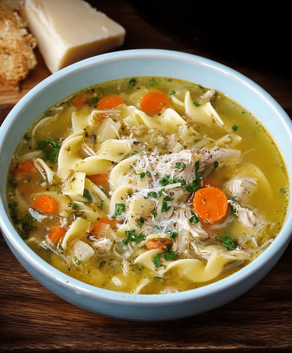 Classic Chicken Noodle Soup Recipe for Cozy Comfort