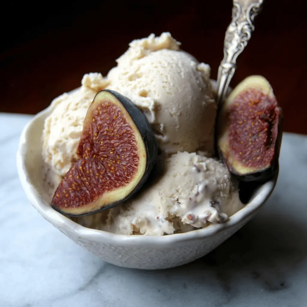 Creamy Fresh Fig Gelato Recipe