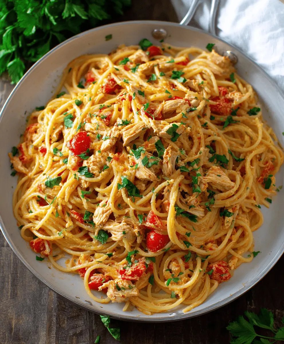 Easy One-Pot Chicken Spaghetti Recipe