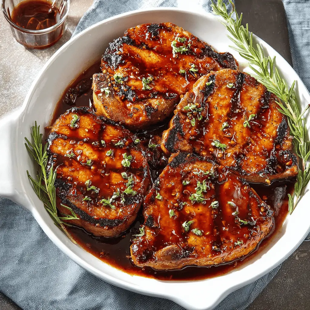 Easy Honey Garlic Pork Chops Recipe