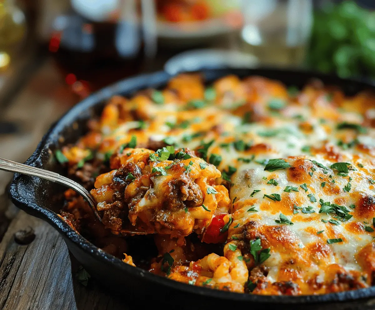 Easy Beef Lombardi Casserole Recipe