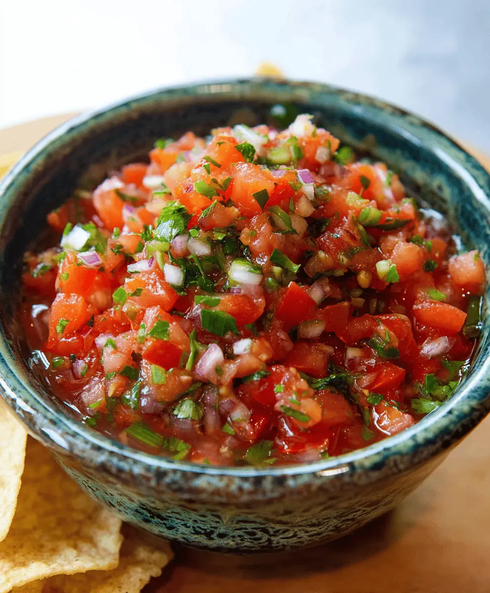 Easy Homemade Salsa Recipe for Fresh Flavor