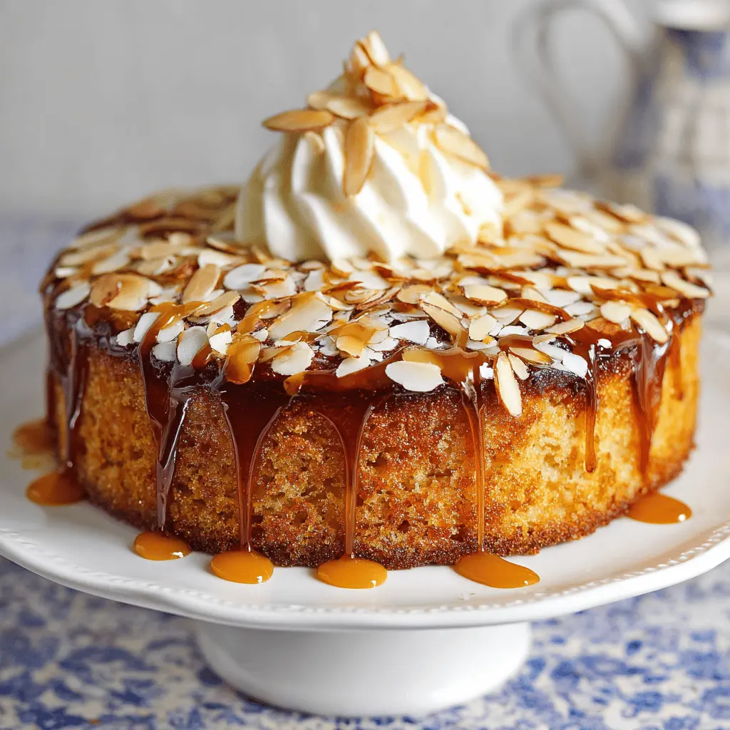 Rich Toffee Almond Cake Recipe for Beginners