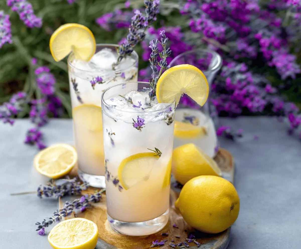 Refreshing Coconut Lavender Lemonade Mocktail Recipe